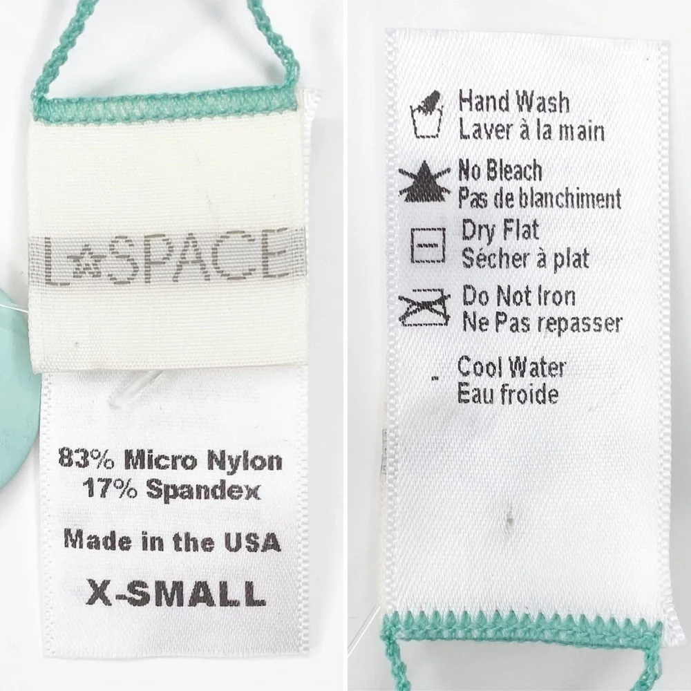 l*space Bikini Bottom ‘Indian Summer’ Reversible Denim Blue XS lspace New NWT